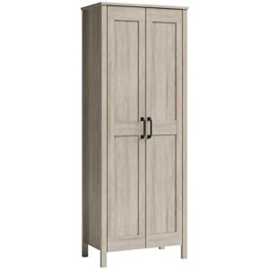 sauder miscellaneous storage spring maple two-door storage cabinet, spring maple finish