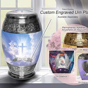 Heavenly Cross Cremation Urns for Adult Ashes Large XL or Small Keepsake Urns for Human Ashes Adult Female & Urns for Ashes Adult Male for Home or Burial