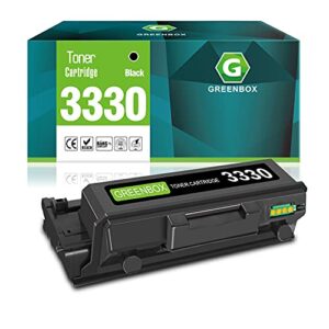 greenbox remanufactured 106r03624 toner cartridge replacement for xerox phaser 3330 for xerox workcentre 3335 3345 xerox phaser 3330 106r03624 106r03623 (15,000 pages high yield, black, 1-pack)