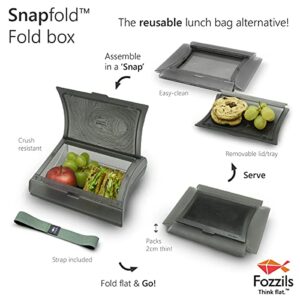 Fozzils Snapfold Fold Box Light Grey/Grey