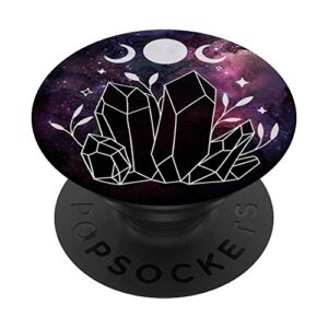 triple moon goddess crystal sky magic popsockets popgrip: swappable grip for phones & tablets