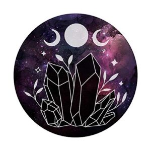 Triple Moon Goddess Crystal Sky Magic PopSockets PopGrip: Swappable Grip for Phones & Tablets