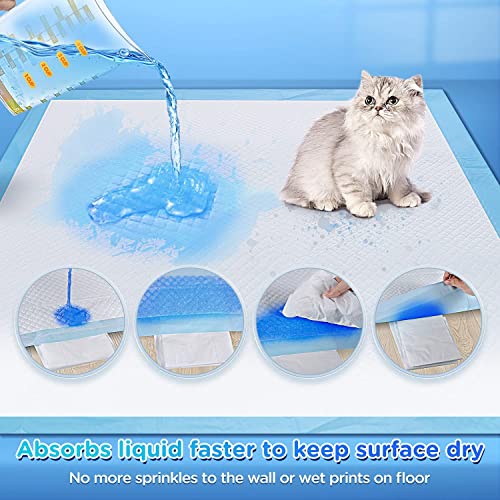 Gimars Extra Large 36x36 Thicker Heavy Absorbency Pet Training Puppy Pee Pads- Jumbo Disposable Polymer Quick Dry No Leaking Pee Pads for Dogs, Cats, Rabbits Pets 45 Counts