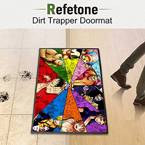 Anime Rug Popular Anime Area Rugs Slip Stain Resistant Soft Carpet for Boys Girls Gaming Desk Home Decor Non-Slip Doormats (16x24 Inches)