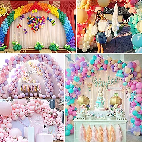 Balloon Arch Kit Adjustable Balloon Stand for Outdoor Decoration Garden Birthday Wedding Holiday Party Graduation Supplies (9Ft Wide 9Ft Height)