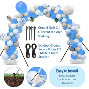 Balloon Arch Kit Adjustable Balloon Stand for Outdoor Decoration Garden Birthday Wedding Holiday Party Graduation Supplies (9Ft Wide 9Ft Height)