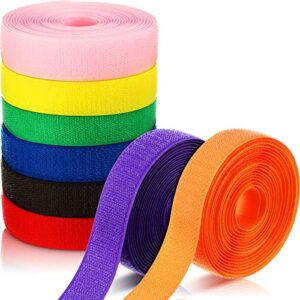 8 rolls carpet marker strips carpet nylon carpet strips for classroom, teachers, office, social distance, 8 colors (210 feet)