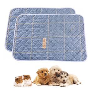 tfwadmx guinea pig cage liners washable guinea pig pee pads waterproof reusable rabbit bedding mat super absorbent pee pad anti-slip bottom cage accessories for small animals 