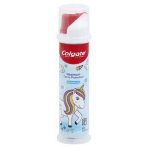 colgate kids unicorn toothpaste pump, 4.4 ounces