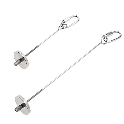 2X Parrot Skewer Bird Food Holder Stainless Steel 304 Parrot Fruit HolderToy Foraging Hanging Food Feed Tool Bird Cage Accessories