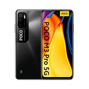 Poco M3 PRO 5G 64GB 4GB RAM Factory Unlocked (GSM Only | No CDMA - not Compatible with Verizon/Sprint) International Version - Power Black