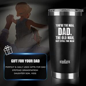 Birthday Gifts For Dad From Daughter, Son, Kids - Father Day Gifts Box Basket Who have Everything For Dad, Husband, Men Best Christmas Package Idea 20Oz Tumbler All in One Hammer Multitool Set