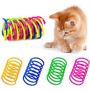 valonii 30pcs interactive cat spring toys for indoor cats/kittens