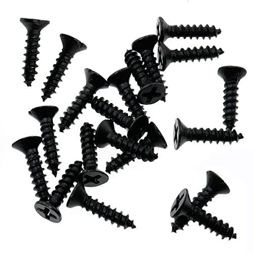 LRONG 20pcs Single Hole Simple Iron Hooks Wall Door Key Coat Bag Hanger Hook with Mounting Screws, Black