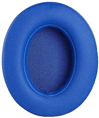 ULK 2 Pack Studio 2 Studio 3 Professional Earpads Cushions Replacement(2pcs Left, 2pcs Right), Ear Pads for Beats Studio 2.03.0 Wireless On-Ear Headphones with Soft Protein Leather (Blue)