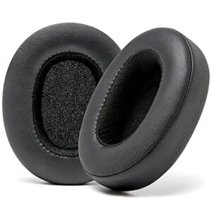 wc wicked cushions extra thick earpads for skullcandy crusher/evo/hesh 3 headphones & more | improved durability & thickness for improved comfort and noise isolation | black