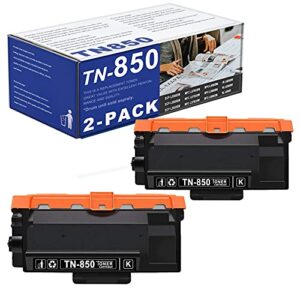 uotyue 2 pack black tn850 high yield toner compatible tn850 toner cartridge replacement for hll6250dw l6300dw l5200dwdwt mfcl6700dw l6750dw dcpl5500dn printer