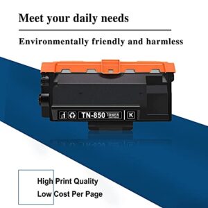 UOTYUE 2 Pack Black TN850 High Yield Toner Compatible TN850 Toner Cartridge Replacement for HLL6250DW L6300DW L5200DWDWT MFCL6700DW L6750DW DCPL5500DN Printer