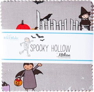 melissa mortenson spooky hollow 5" stacker 42 5-inch squares charm pack riley blake 5-10570-42