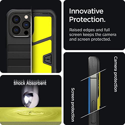 Spigen Geo Armor 360 [Full Body Protection] Designed for iPhone 13 Pro Case with Built-in Screen Protector (2021) - Black