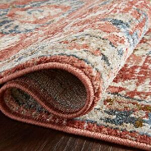 Loloi II Saban Collection SAB-08 Rust/Multi, Traditional 7'-10" x 10' Area Rug