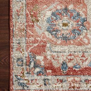 Loloi II Saban Collection SAB-08 Rust/Multi, Traditional 7'-10" x 10' Area Rug