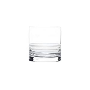 Mikasa Cal Double Old Fashioned Whiskey Glasses, 4 Count (Pack of 1), Clear