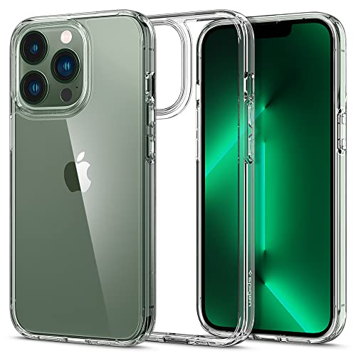 Spigen Ultra Hybrid [Anti-Yellowing Technology] Designed for iPhone 13 Pro Case (2021) - Crystal Clear