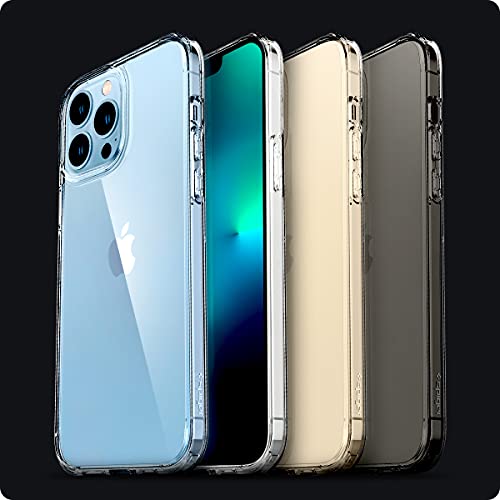 Spigen Ultra Hybrid [Anti-Yellowing Technology] Designed for iPhone 13 Pro Case (2021) - Crystal Clear