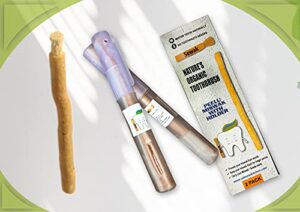 sewak miswak sticks for teeth natural toothbrush | مسواك | siwak organic wooden tooth brush oral teeth whitener with holder | vacuum sealed