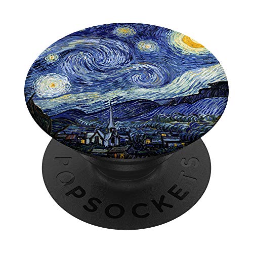 Van Gogh Starry Night Fashion Pattern Design Phone Cover PopSockets Swappable PopGrip