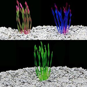 EVIWILL 16 Pieces Aquarium Decorations Coral Castle Fish Tank Decorations Accessories Betta Fish Cave Hideout Barrel Plastic Plants Artificial Starfish Ornament Anemone Multi-colored MJ210420