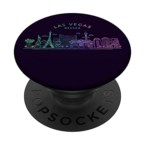 Las Vegas Skyline Cityscape City Metropole PopSockets Swappable PopGrip