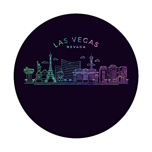 Las Vegas Skyline Cityscape City Metropole PopSockets Swappable PopGrip