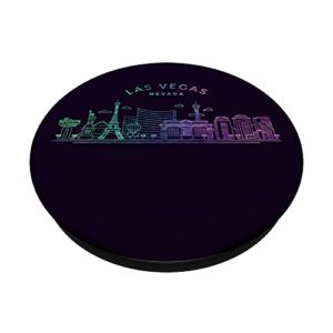 Las Vegas Skyline Cityscape City Metropole PopSockets Swappable PopGrip