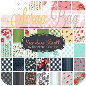 United Notions Sunday Stroll Scrap Bag (Approx 2 Yards) by Bonnie & Camille for Moda 2 Yards DIY Quilt Fabric