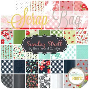 United Notions Sunday Stroll Scrap Bag (Approx 2 Yards) by Bonnie & Camille for Moda 2 Yards DIY Quilt Fabric