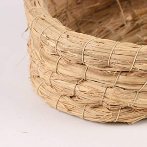 Jalin Straw Hamster Nest Hand-Woven Straw Pet Nest (20 * 16 * 15CM)