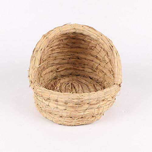 Jalin Straw Hamster Nest Hand-Woven Straw Pet Nest (20 * 16 * 15CM)