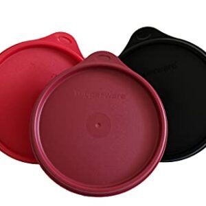 Tupperware Airtight Leakproof Storage Container (Set of 3, 300 ml) Cherry, Ruby, Black, 11155467