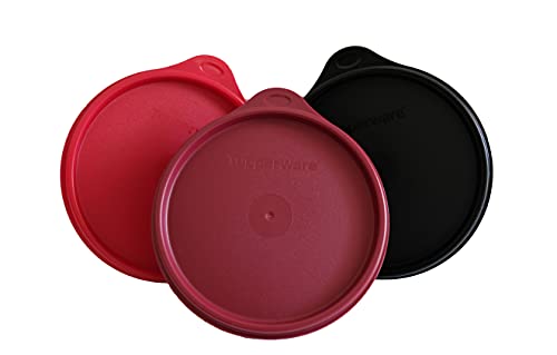 Tupperware Airtight Leakproof Storage Container (Set of 3, 300 ml) Cherry, Ruby, Black, 11155467