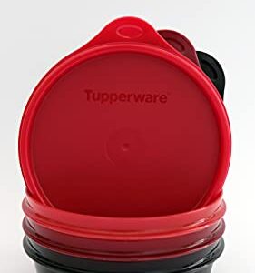 Tupperware Airtight Leakproof Storage Container (Set of 3, 300 ml) Cherry, Ruby, Black, 11155467