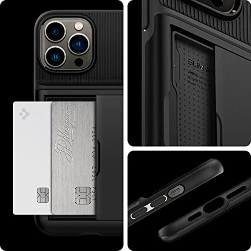 Spigen Slim Armor CS Designed for iPhone 13 Pro Case (2021) - Black