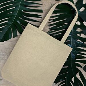 PALM NAKI 100% Cotton Tote Bag - Reusable Economical Cloth Bag, Lightweight Cotton Shopping Bag, Versatile Convenient Cotton Tote Bag (5 Pack)