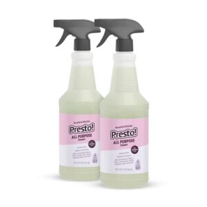 amazon brand – presto! all purpose cleaner, lavender scent, 32 fl oz, pack of 2