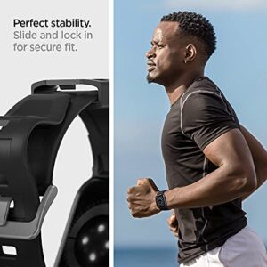 Spigen Rugged Band Designed for Apple Watch Band for Apple Watch Ultra (49mm), Series 8/7 (45mm), Series SE2/6/SE/5/4 (44mm) and Series 3/2/1 (42mm) - Matte Black