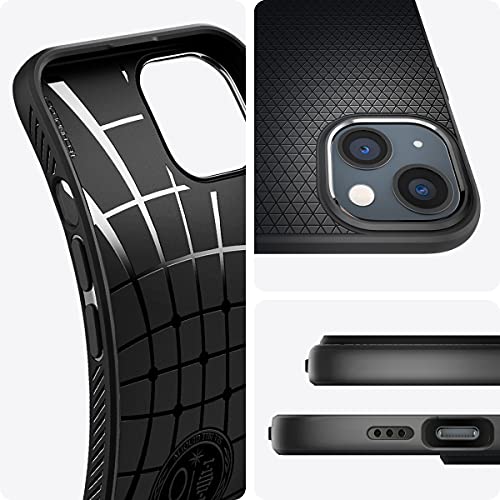 Spigen Liquid Air Armor Designed for iPhone 13 Case (2021) - Matte Black