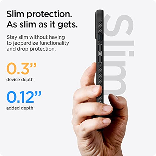 Spigen Liquid Air Armor Designed for iPhone 13 Case (2021) - Matte Black