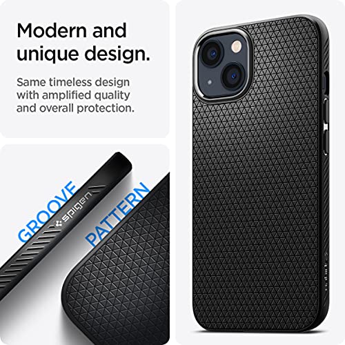 Spigen Liquid Air Armor Designed for iPhone 13 Case (2021) - Matte Black