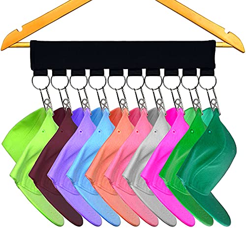 DXUYANM Cap Organizer Hanger, Hat Holder, Hat Organizer - Hat racks for baseball caps,Change Your Ordinary Hanger to Cap Organizer Hanger